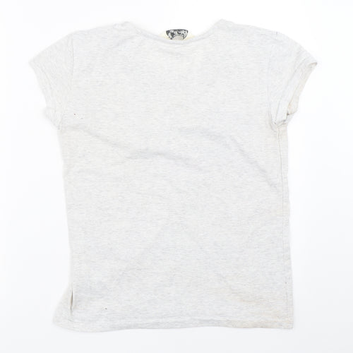 Primark Womens Grey Solid  Top Pyjama Top Size S