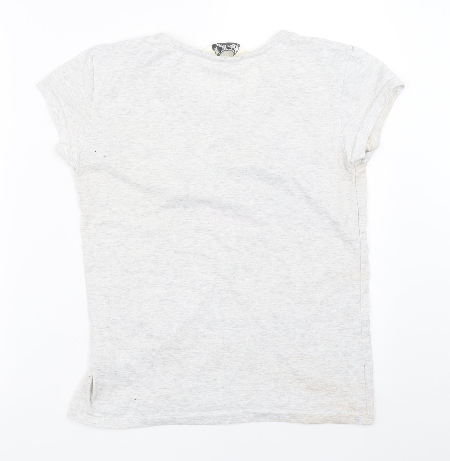 Primark Womens Grey Solid  Top Pyjama Top Size S