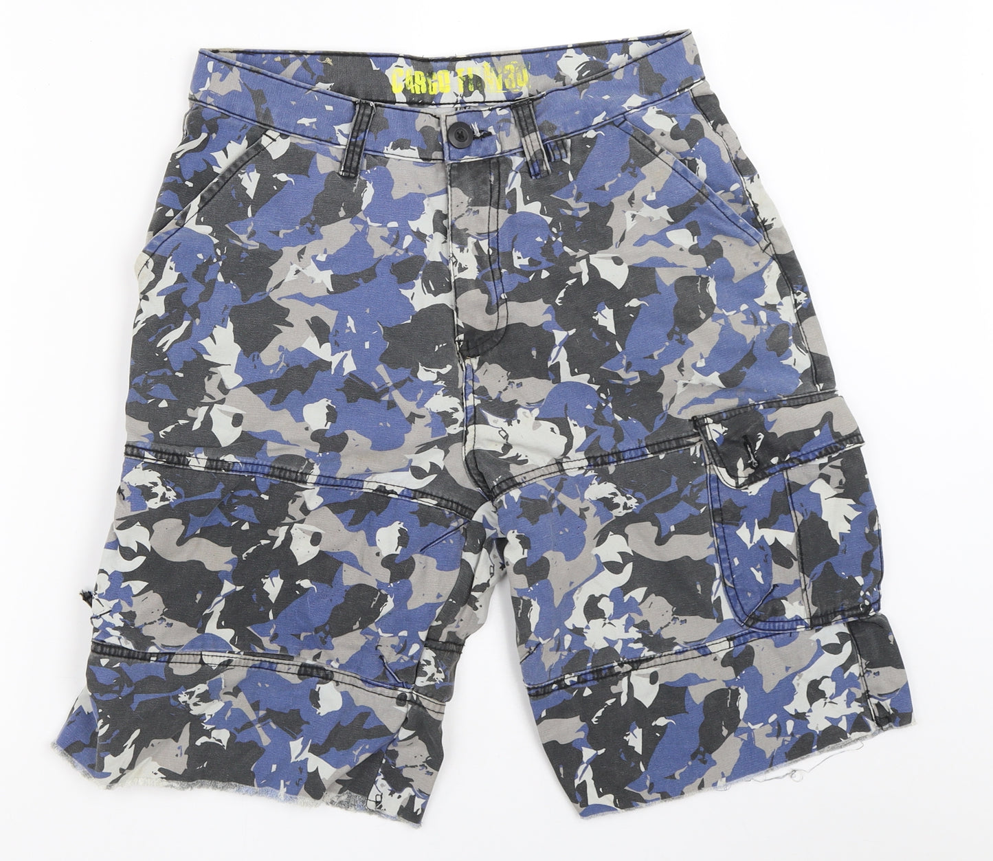 Primark Mens Blue   Cargo Shorts Size 30 in
