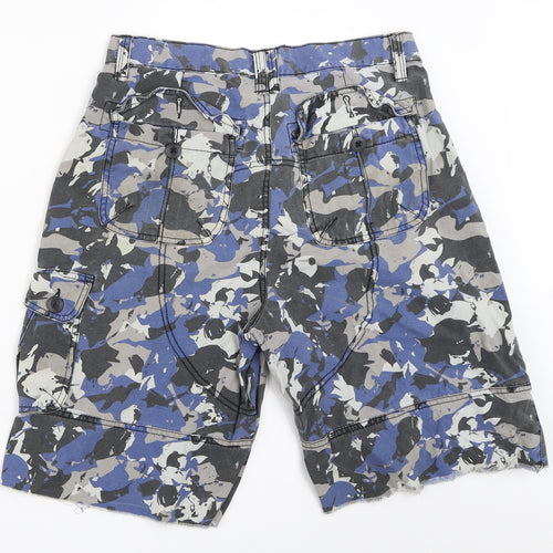 Primark Mens Blue   Cargo Shorts Size 30 in