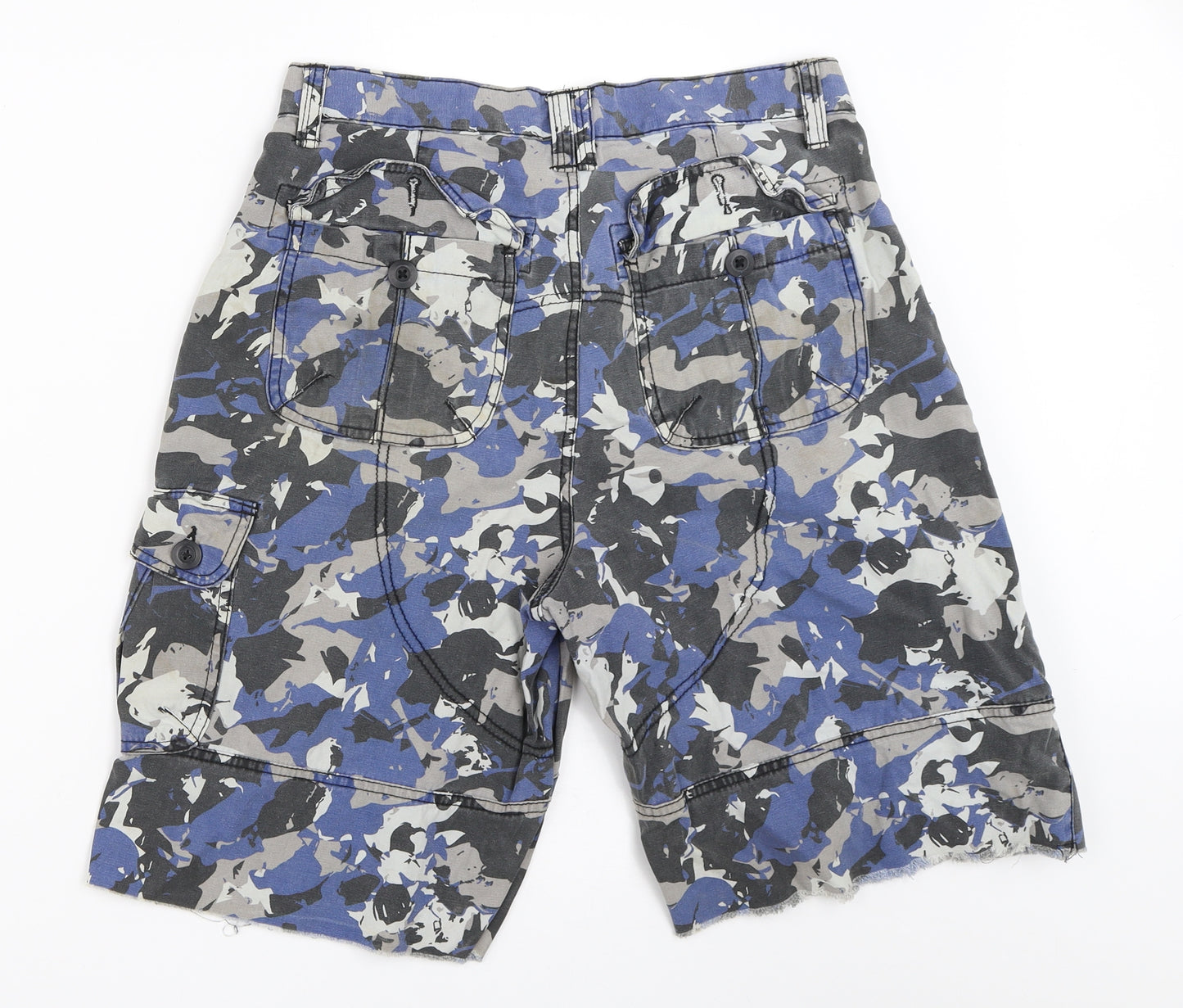 Primark Mens Blue   Cargo Shorts Size 30 in