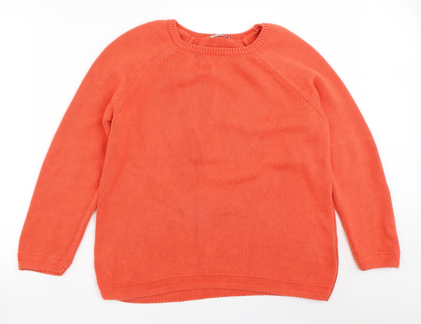 TU Womens Orange   Pullover Jumper Size 16