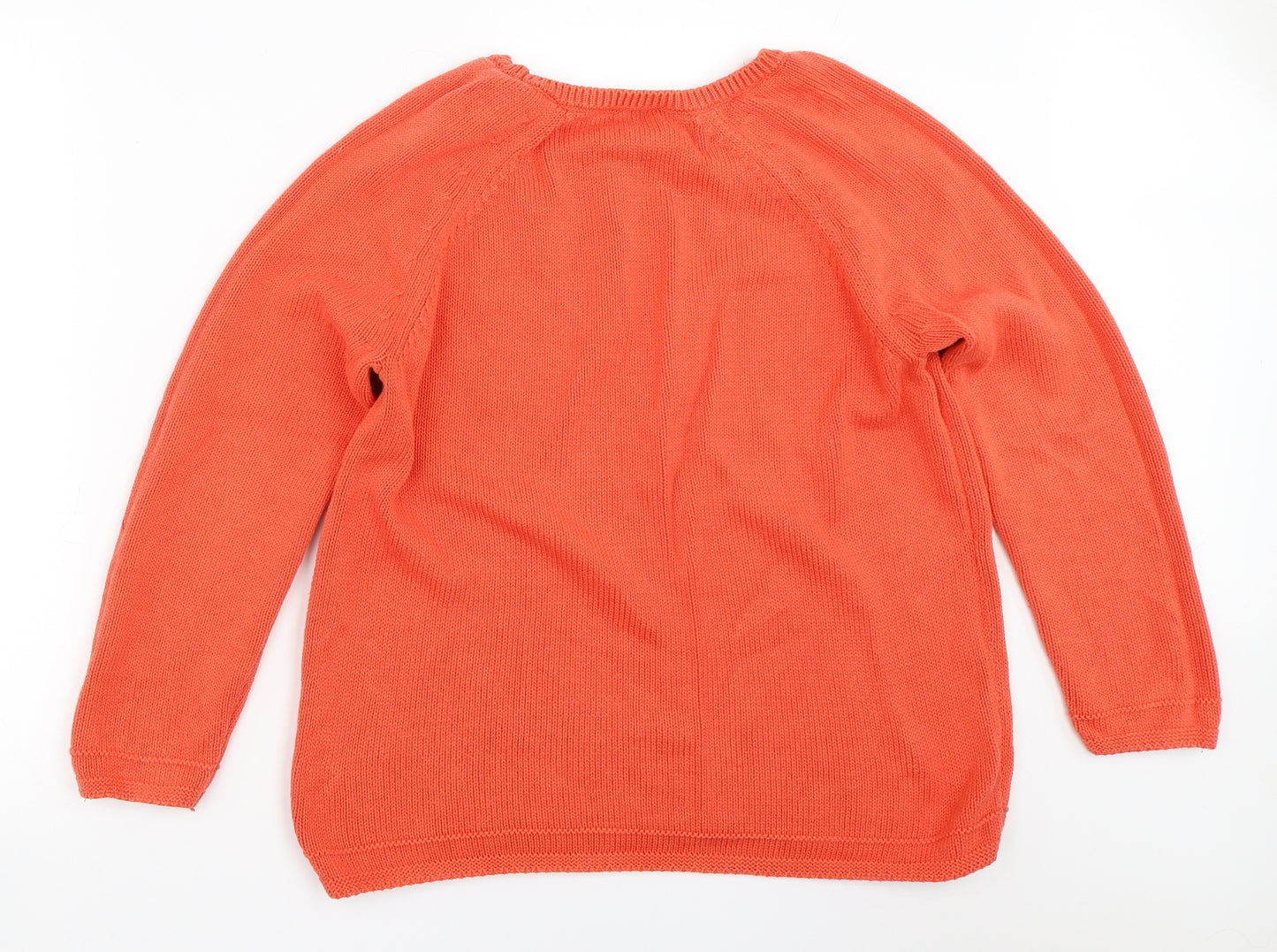 TU Womens Orange   Pullover Jumper Size 16