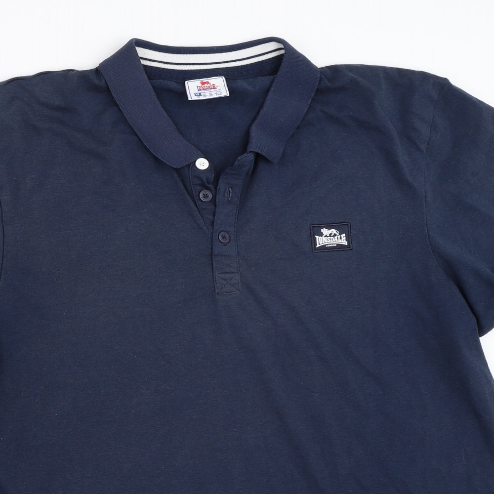 Lonsdale Mens Blue    Polo Size XL