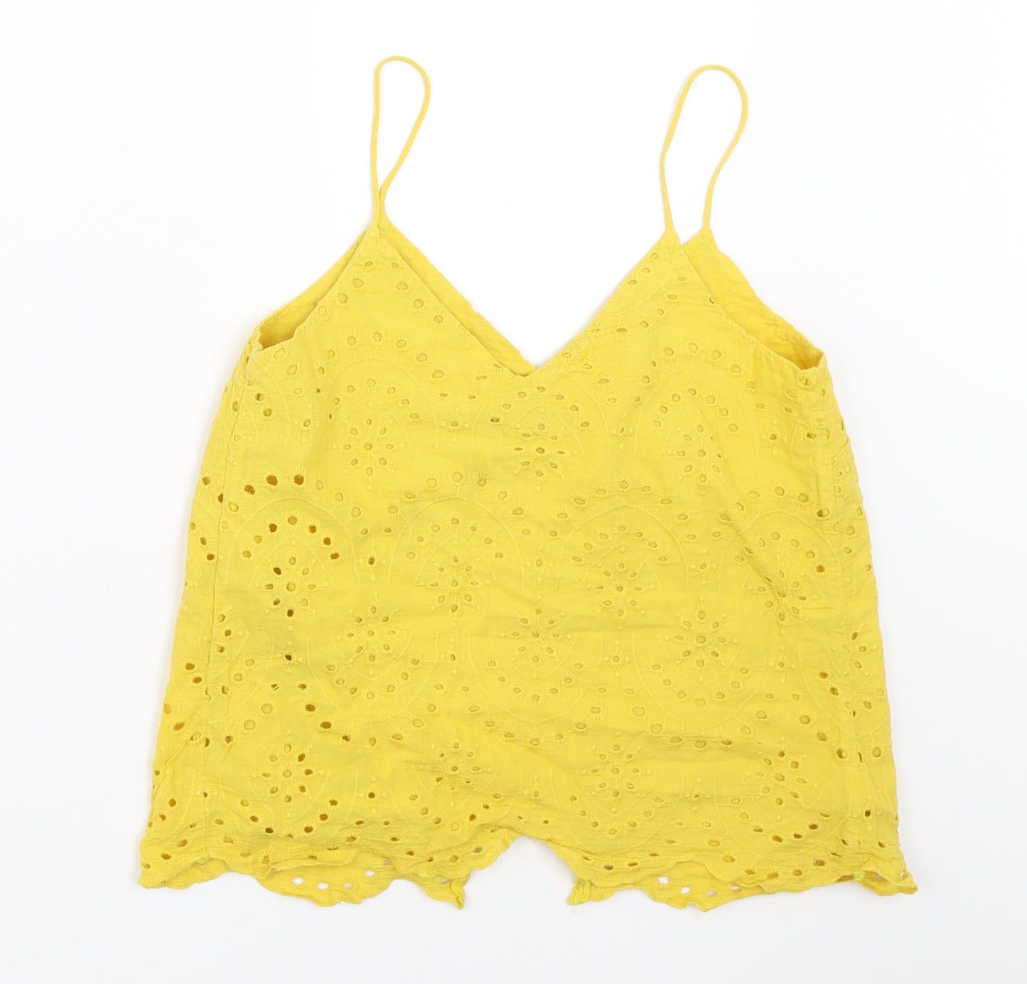 New Look Womens Yellow   Camisole Blouse Size 6