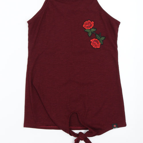 Hot Kiss Womens Red   Basic Tank Size S
