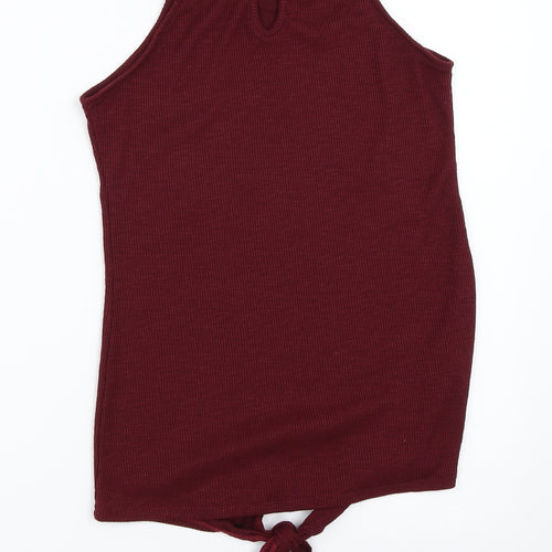 Hot Kiss Womens Red   Basic Tank Size S