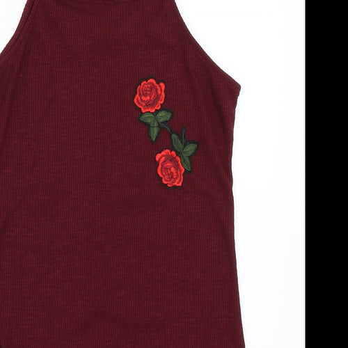 Hot Kiss Womens Red   Basic Tank Size S