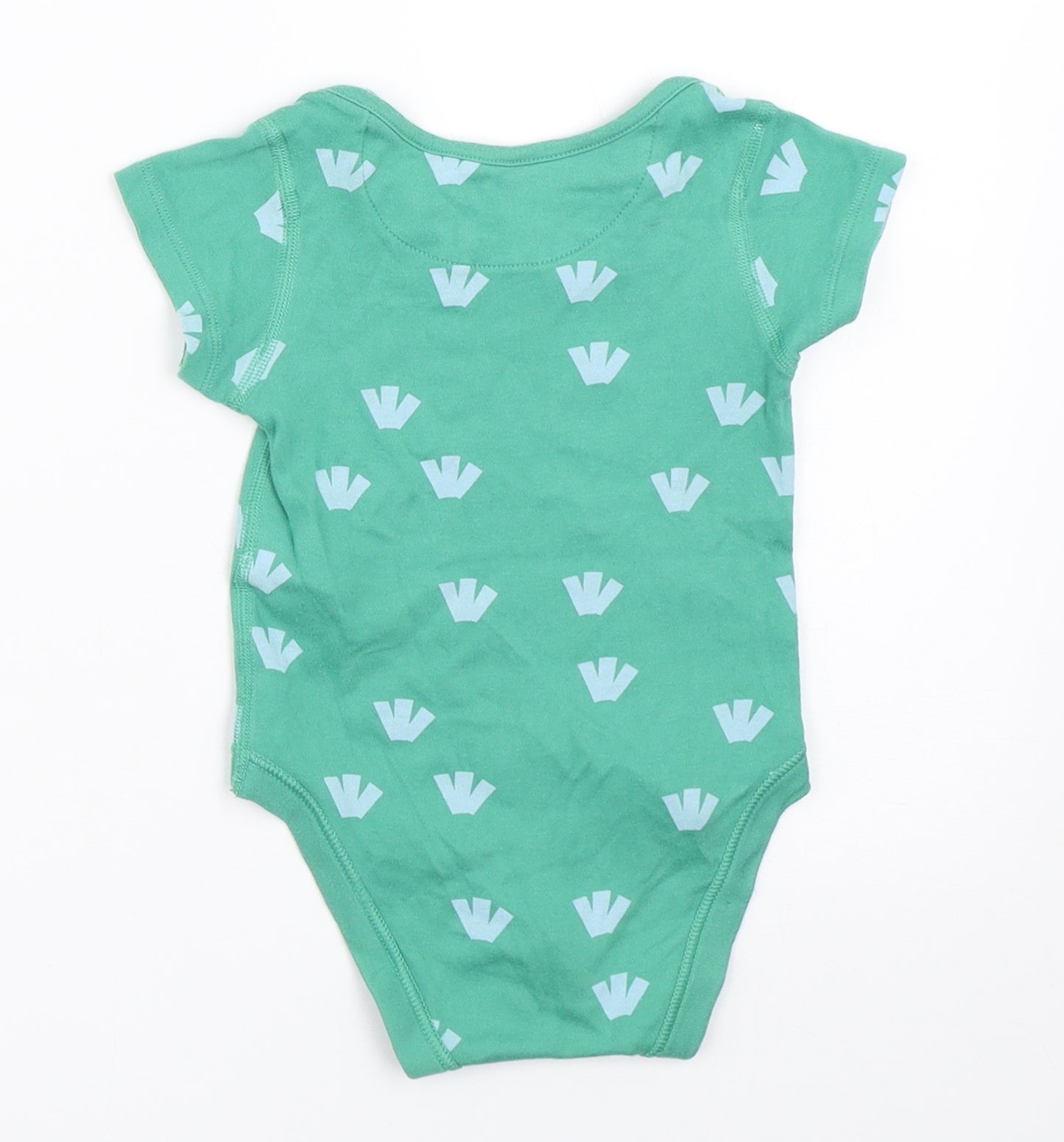 Marks and Spencer Boys Green   Babygrow One-Piece Size 3-6 Months