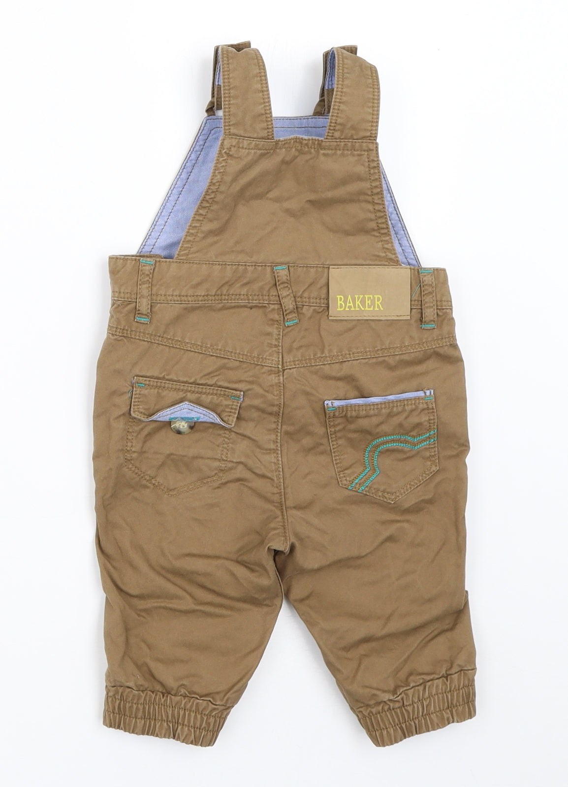 Ted Baker Boys Brown   Dungaree One-Piece Size 3-6 Months
