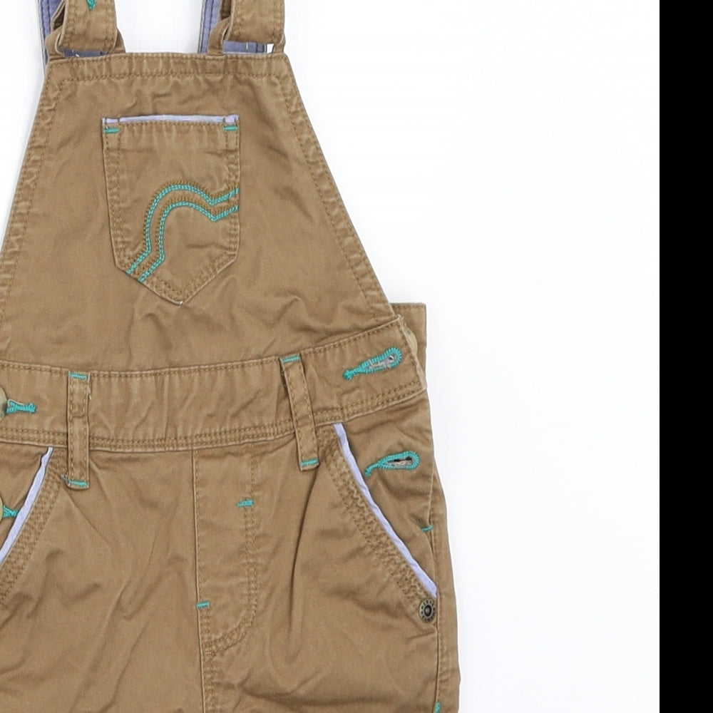 Ted Baker Boys Brown   Dungaree One-Piece Size 3-6 Months