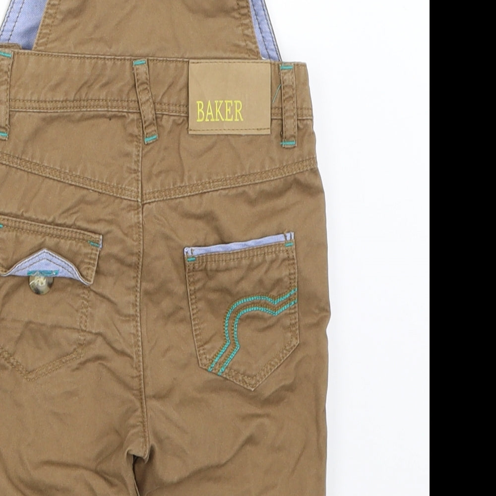 Ted Baker Boys Brown   Dungaree One-Piece Size 3-6 Months