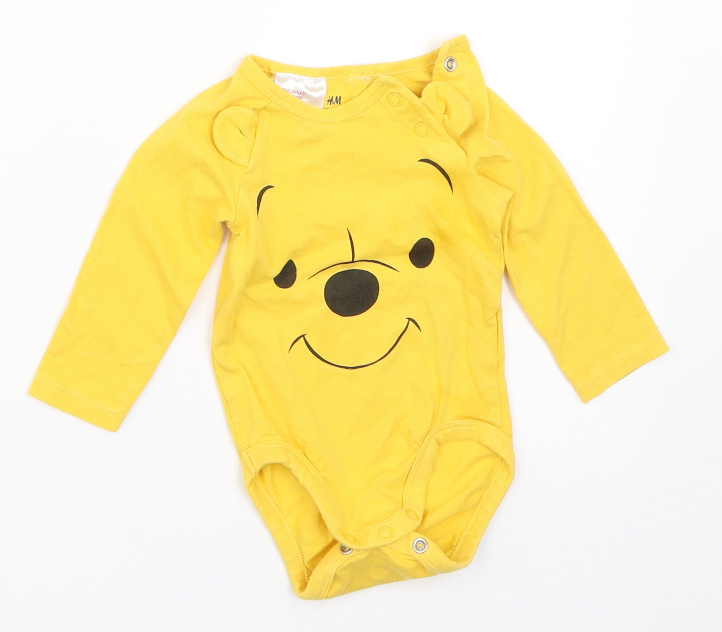 H&M Baby Yellow   Babygrow One-Piece Size 0-3 Months  - winne the pooh, disney
