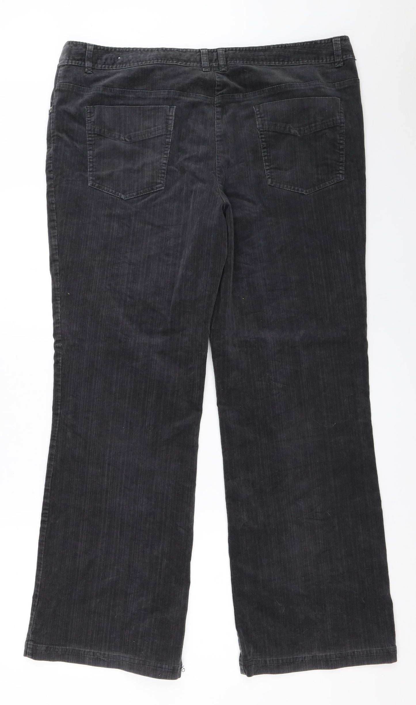 Laura Ashley Womens Grey   Bootcut Jeans Size 20 L30.5 in