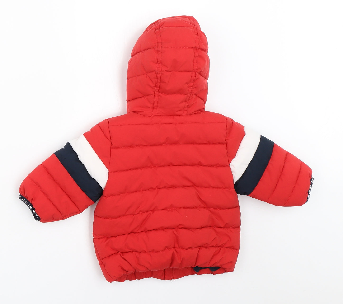 NEXT Boys Red   Puffer Jacket Coat Size 3-6 Months