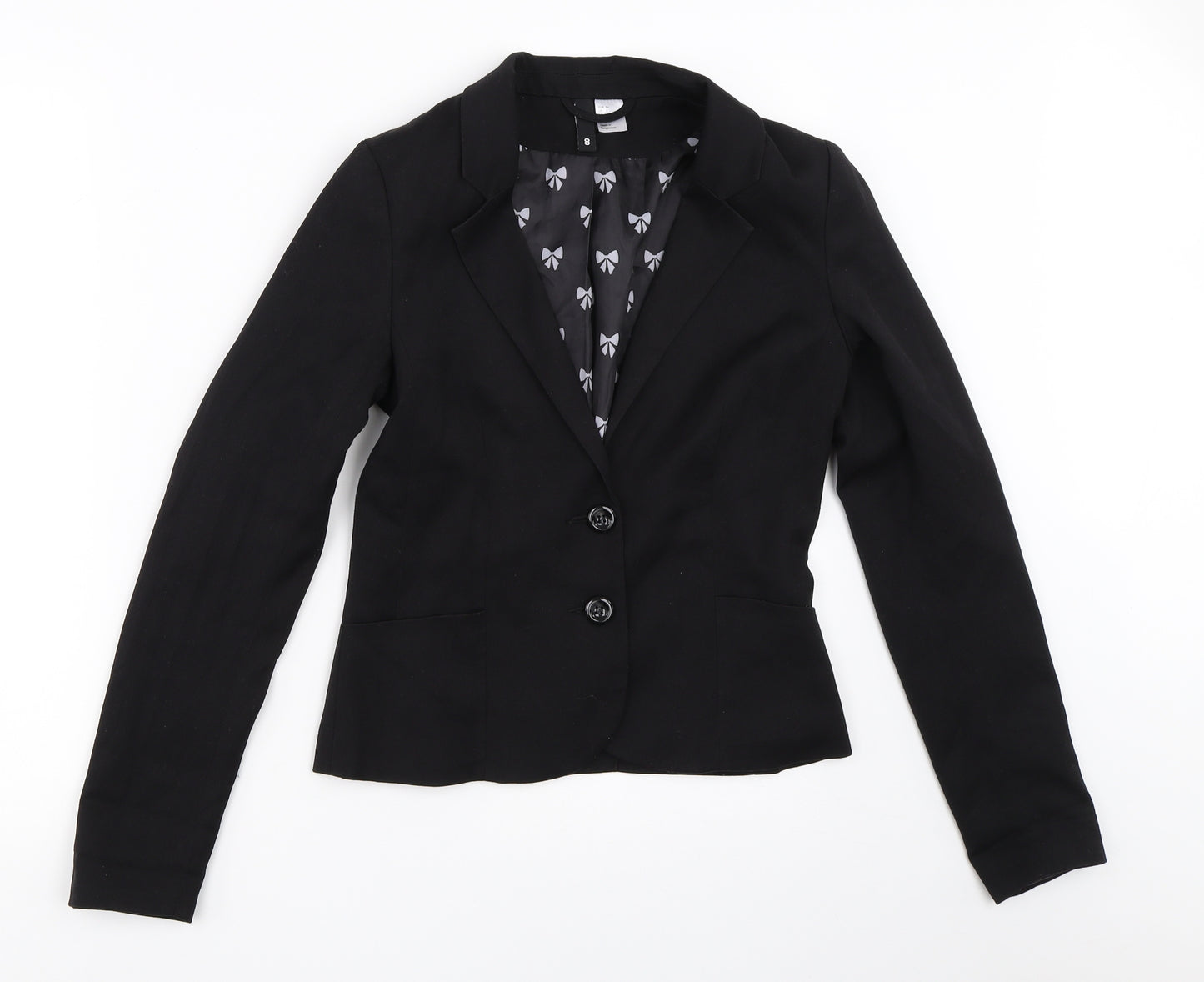 H&M Womens Black   Jacket Blazer Size 8