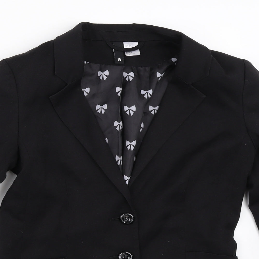 H&M Womens Black   Jacket Blazer Size 8