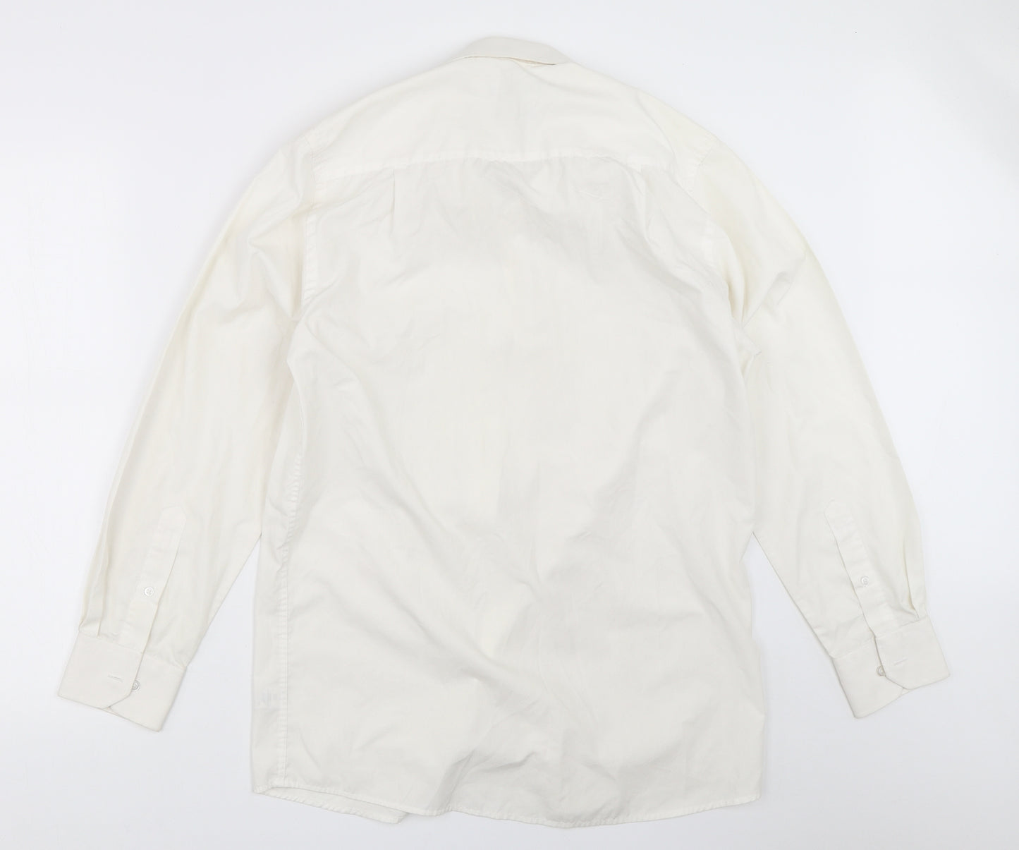 George Mens White    Dress Shirt Size 14.5