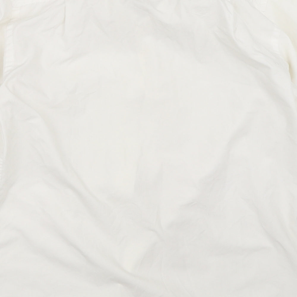 George Mens White    Dress Shirt Size 14.5