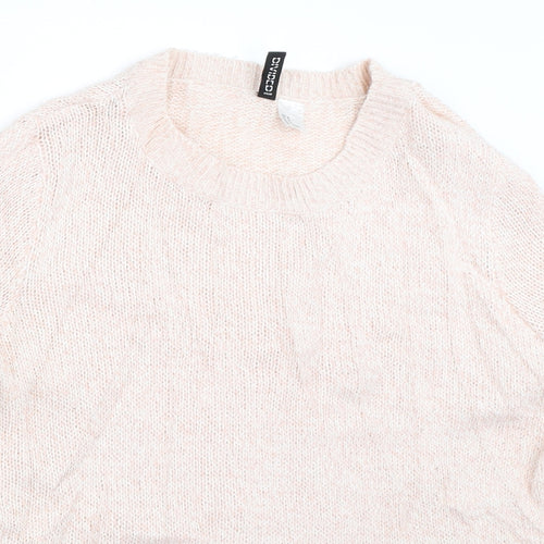 H&M Womens Pink   Pullover Jumper Size M