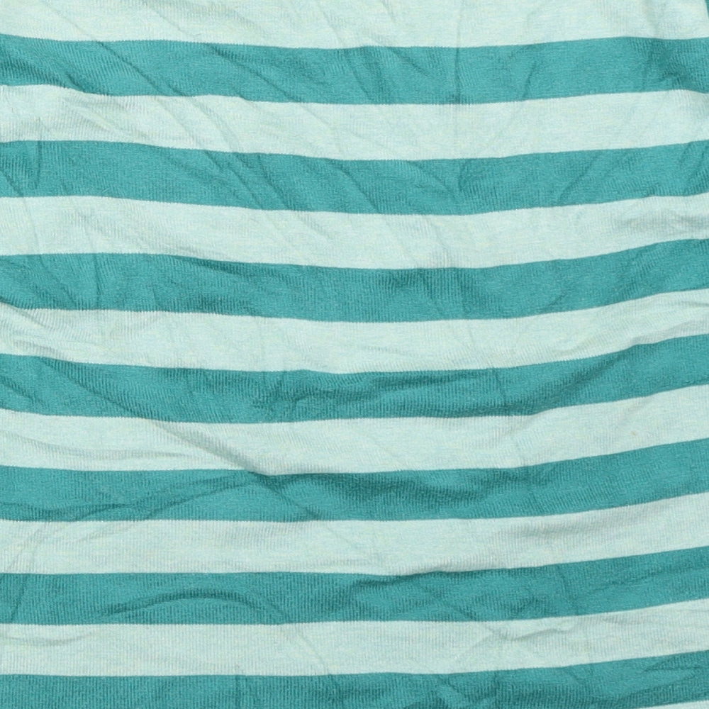 Atmosphere Womens Green Striped  Pullover Jumper Size 12