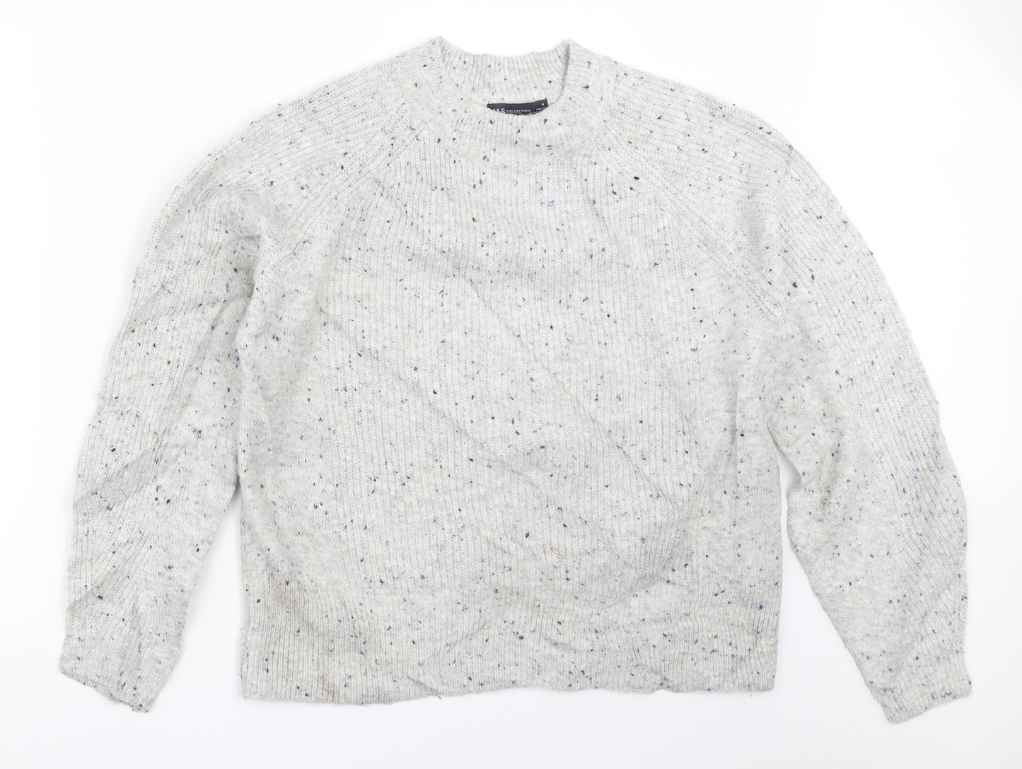 Marks and Spencer Womens Grey   Pullover Jumper Size M