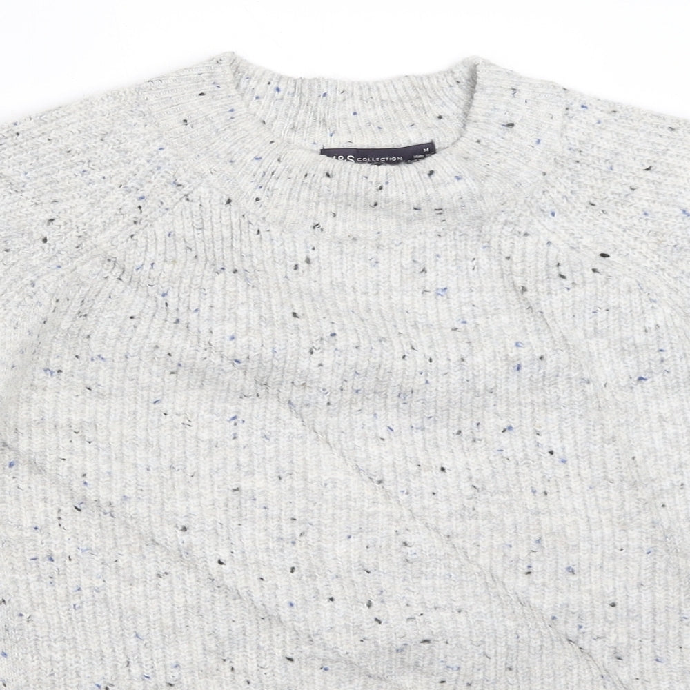 Marks and Spencer Womens Grey   Pullover Jumper Size M