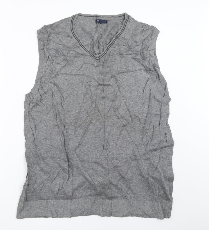 Gap Mens Grey Vest Jumper Size XL