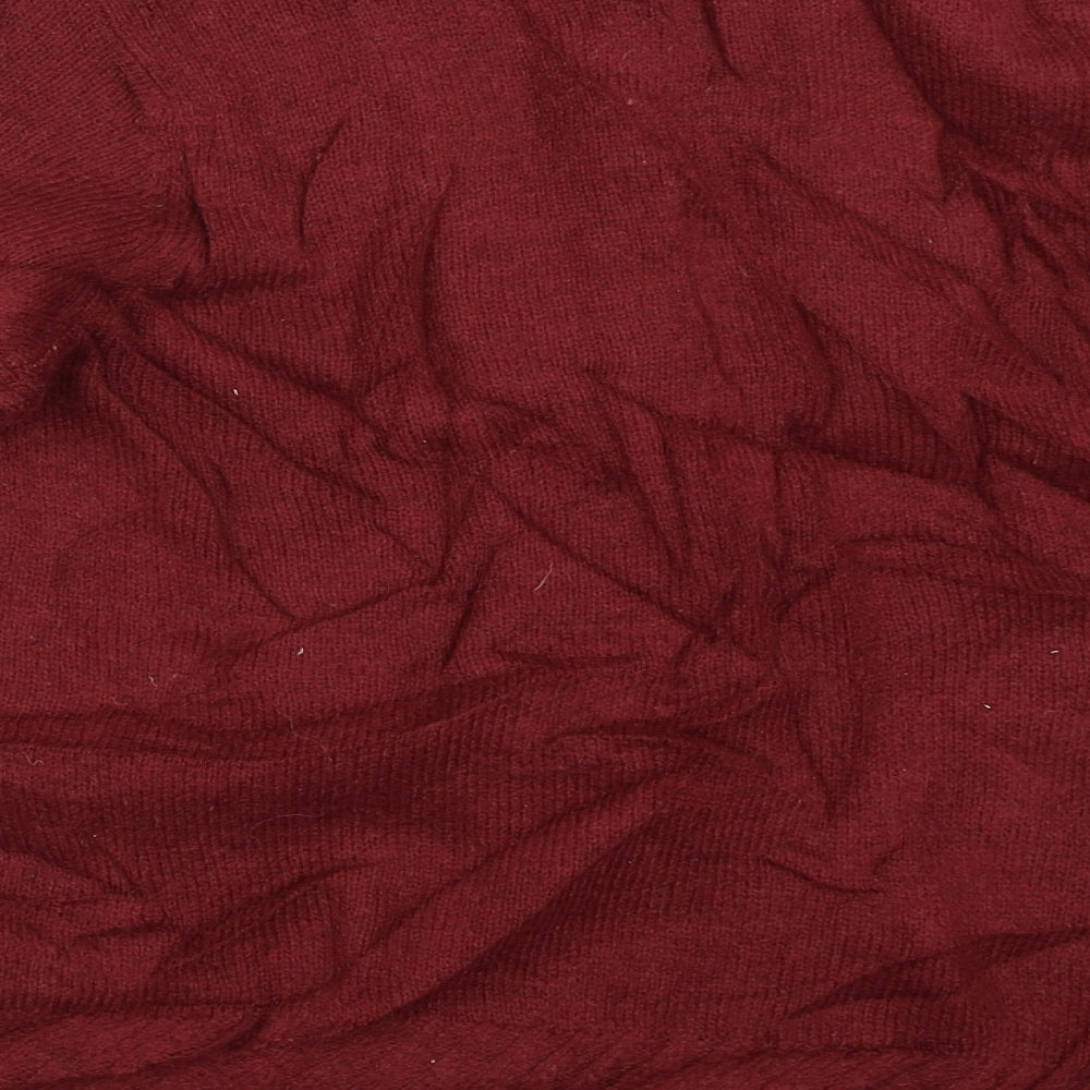 Marks and Spencer Womens Red   Cardigan Jumper Size 14