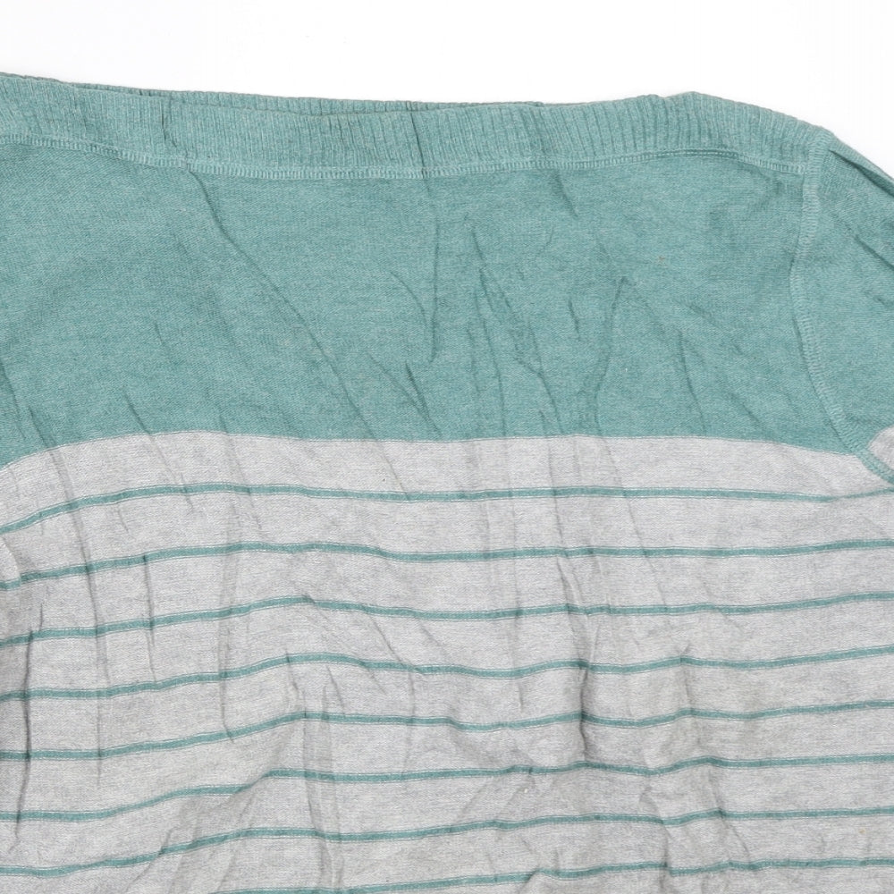 Debenhams Womens Grey Striped  Pullover Jumper Size 18
