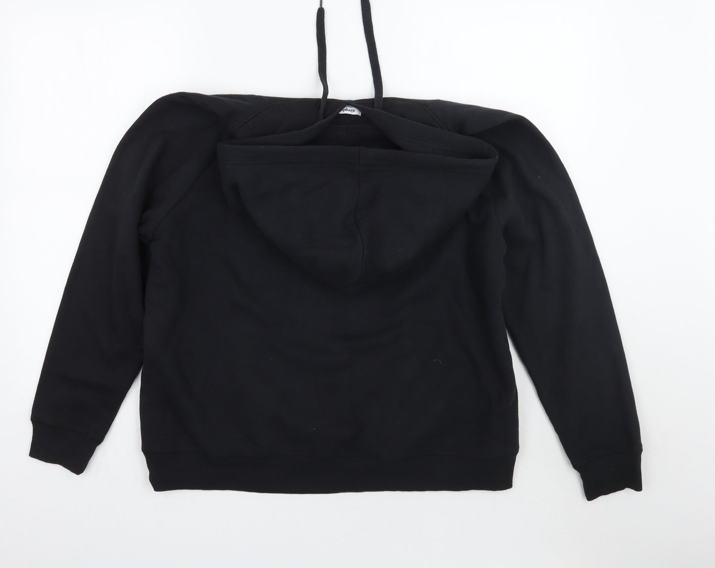 Simplybe Womens Black   Pullover Hoodie Size 18
