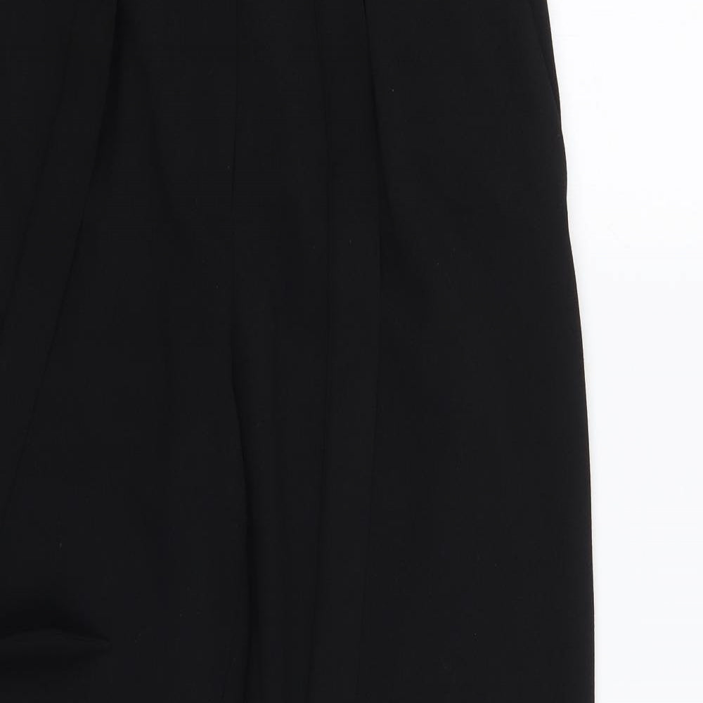 Papaya Womens Black   Trousers  Size 10 L27 in