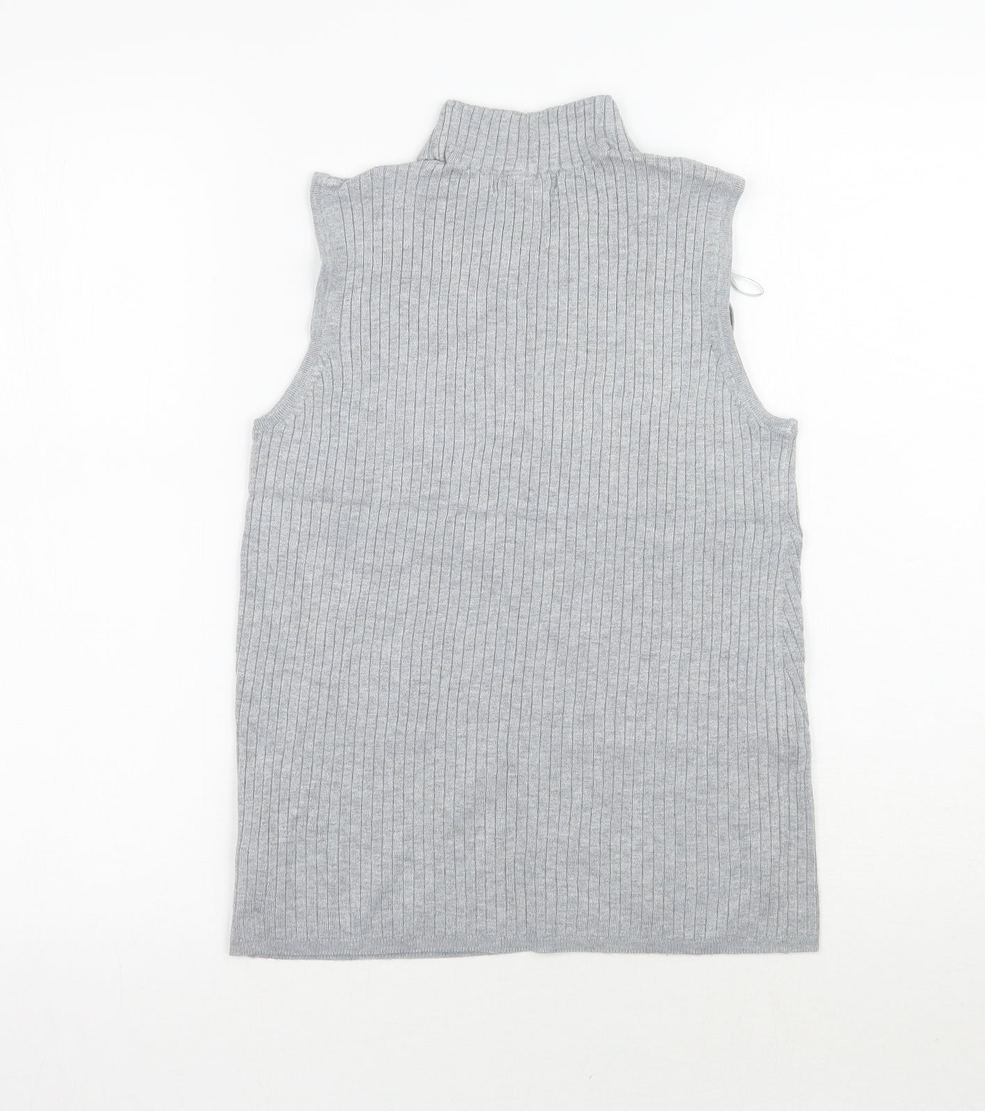 Marks and Spencer Womens Grey   Basic T-Shirt Size 12