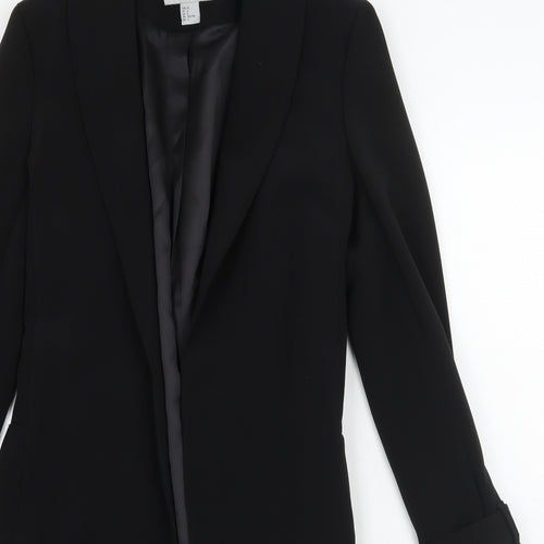 H&M Womens Black   Jacket Coat Size 2XS  - Size 0 uk