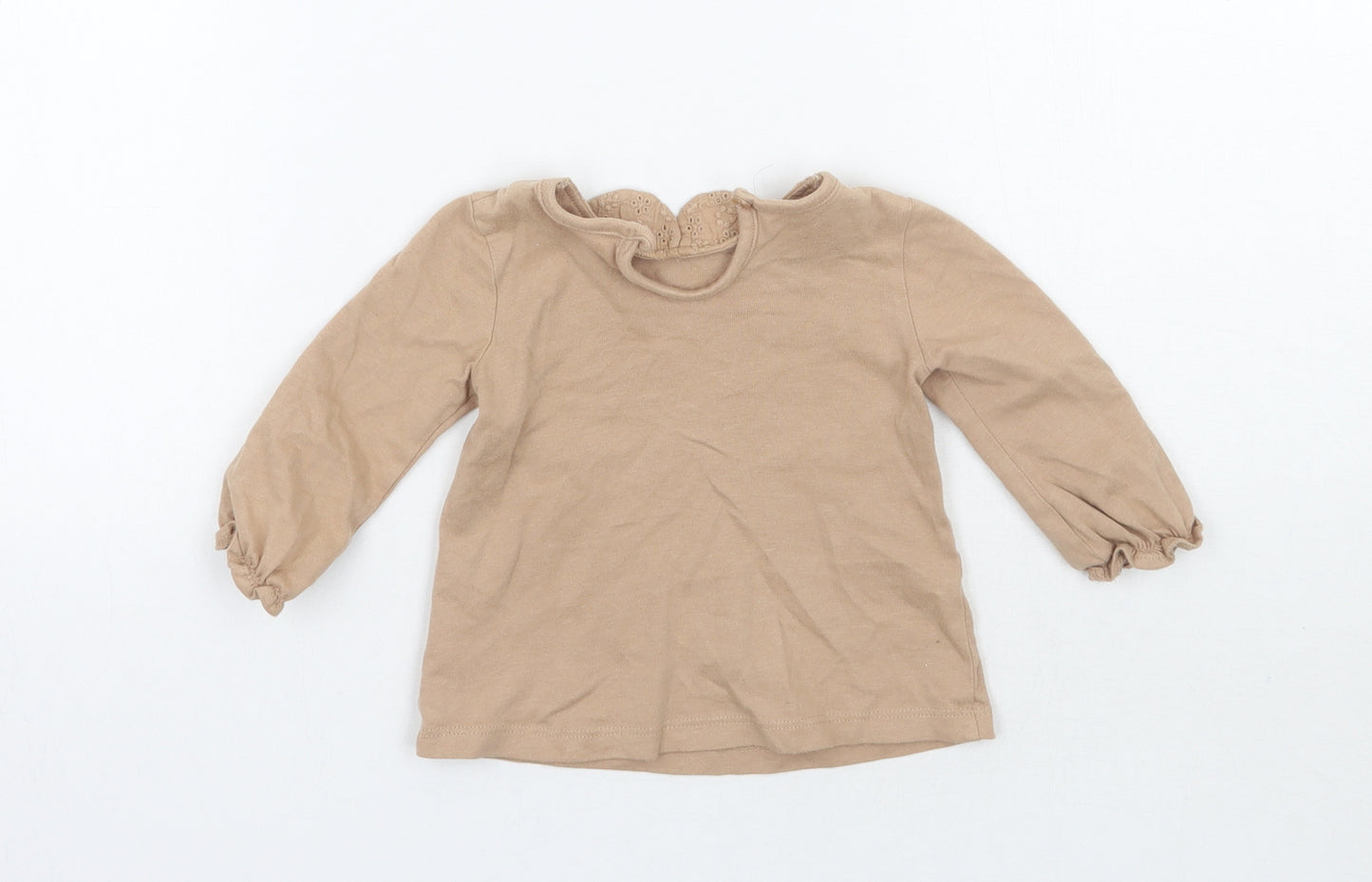 George Girls Brown   Basic T-Shirt Size 3-6 Months