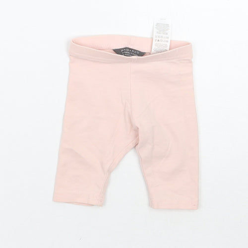 Primark Girls Pink   Capri Leggings Size 3-6 Months