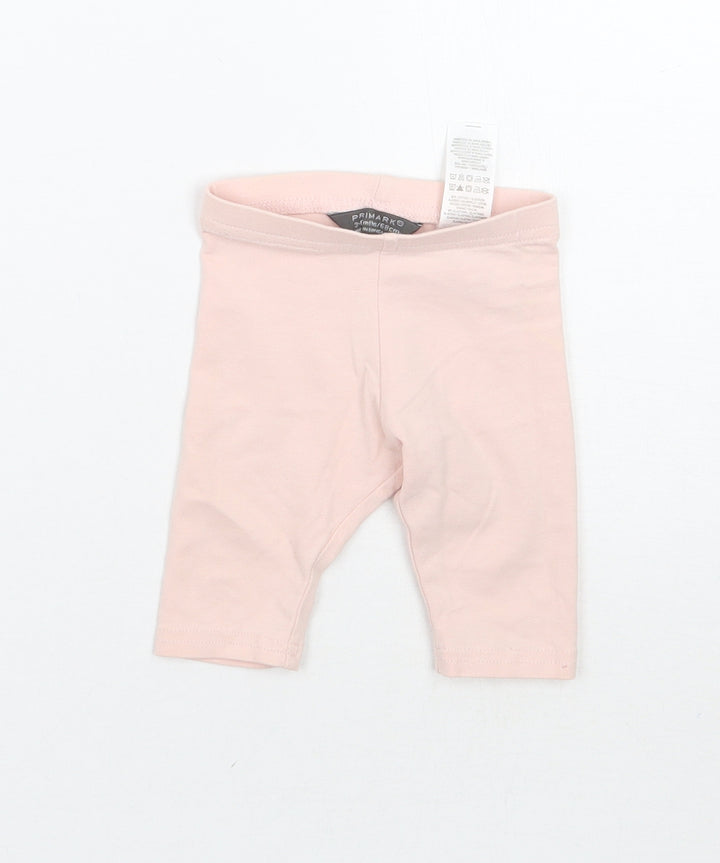 Primark Girls Pink   Capri Leggings Size 3-6 Months