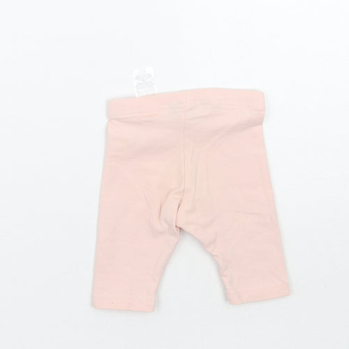 Primark Girls Pink   Capri Leggings Size 3-6 Months