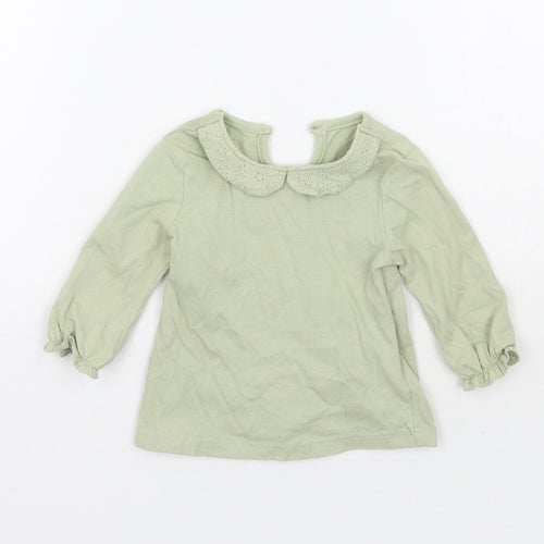 George Girls Green   Basic T-Shirt Size 3-6 Months