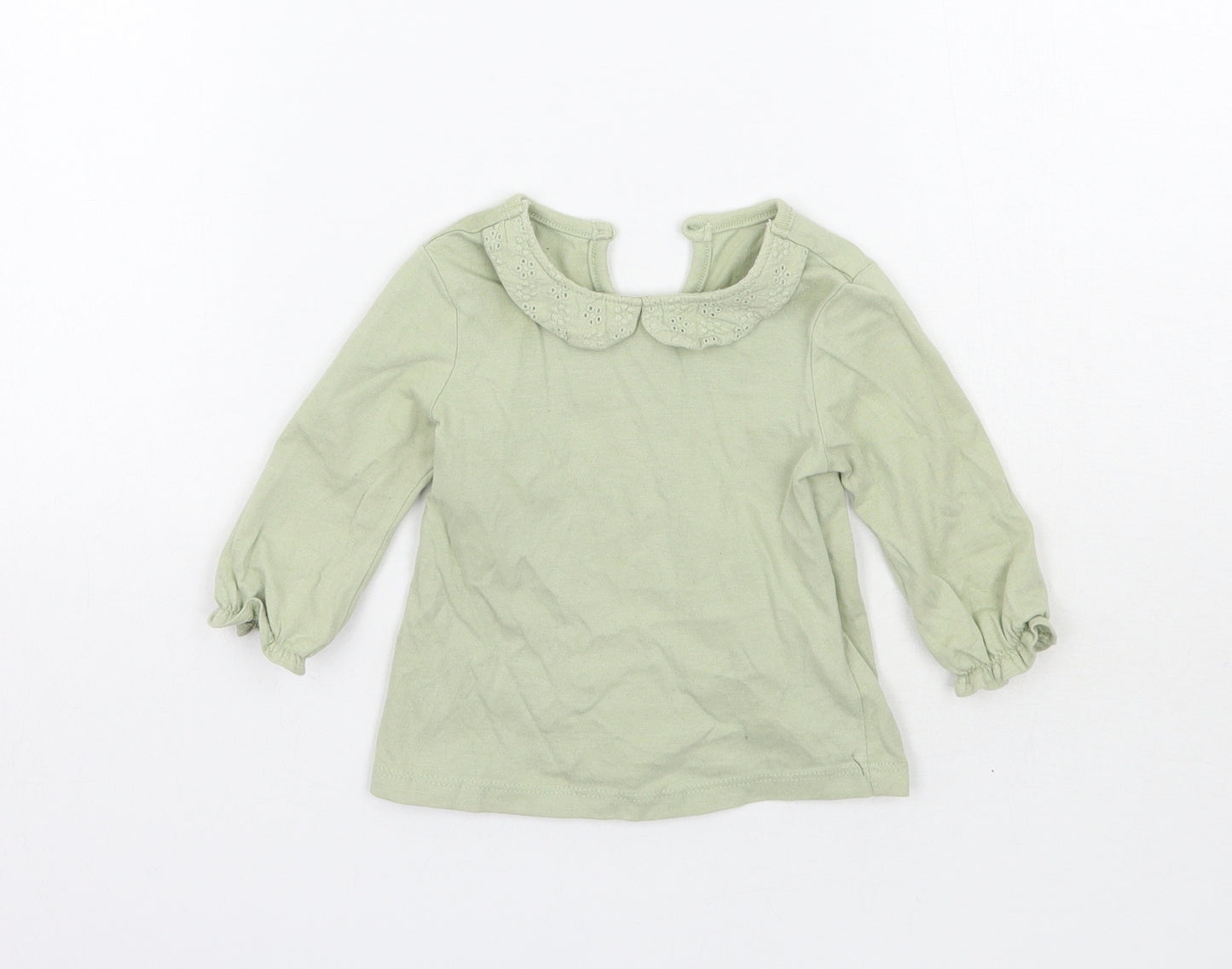 George Girls Green   Basic T-Shirt Size 3-6 Months