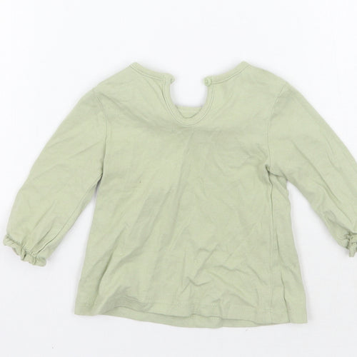George Girls Green   Basic T-Shirt Size 3-6 Months
