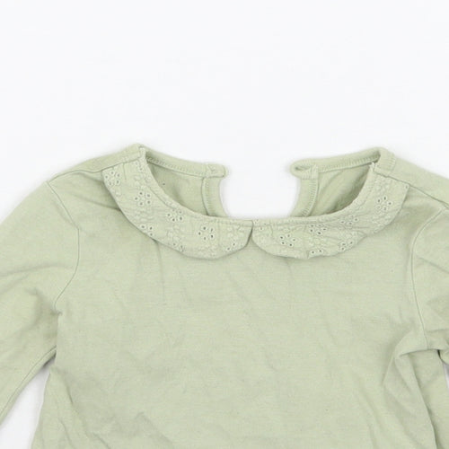 George Girls Green   Basic T-Shirt Size 3-6 Months
