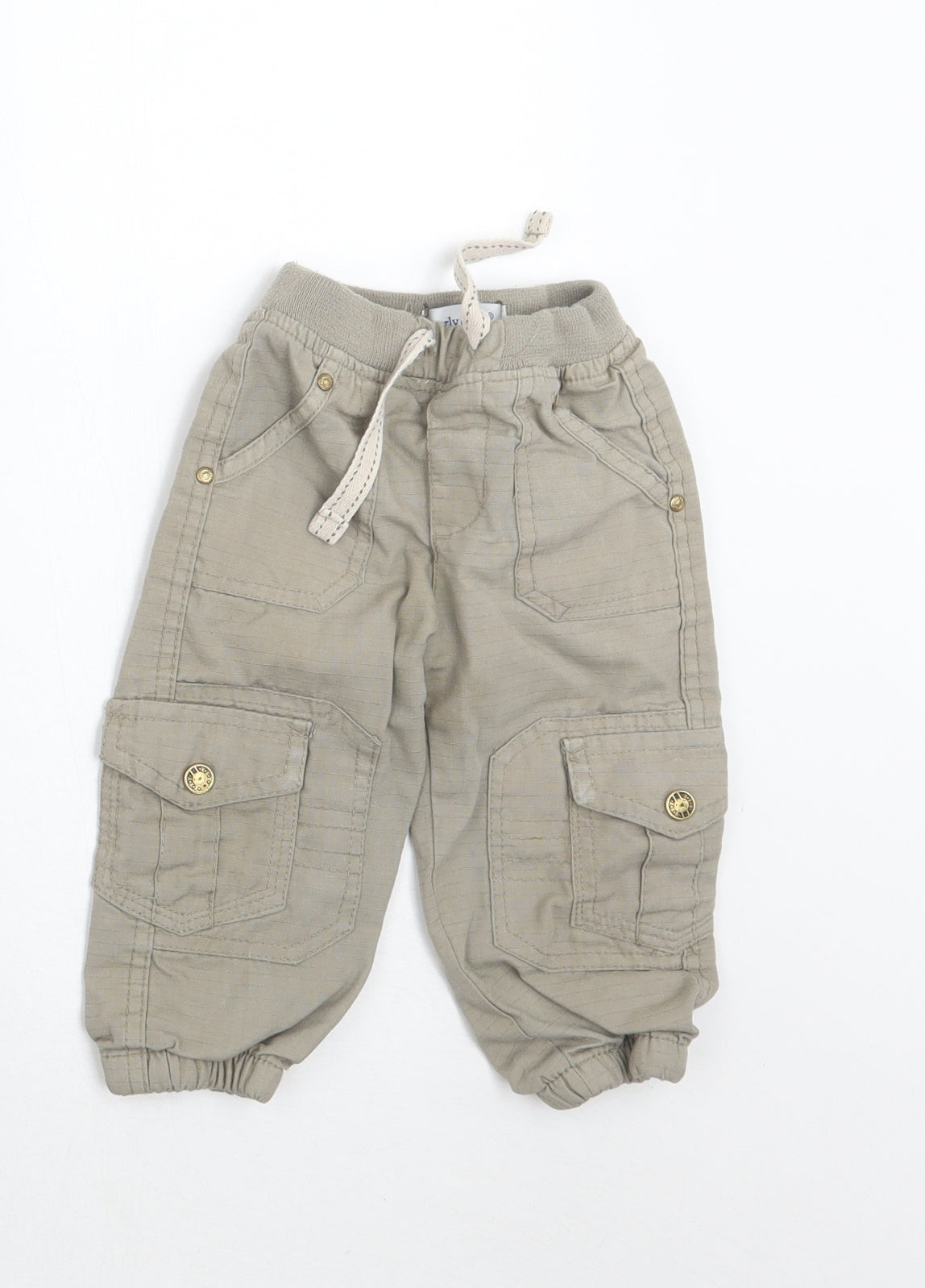 Early days Boys Green   Cargo Trousers Size 9-12 Months