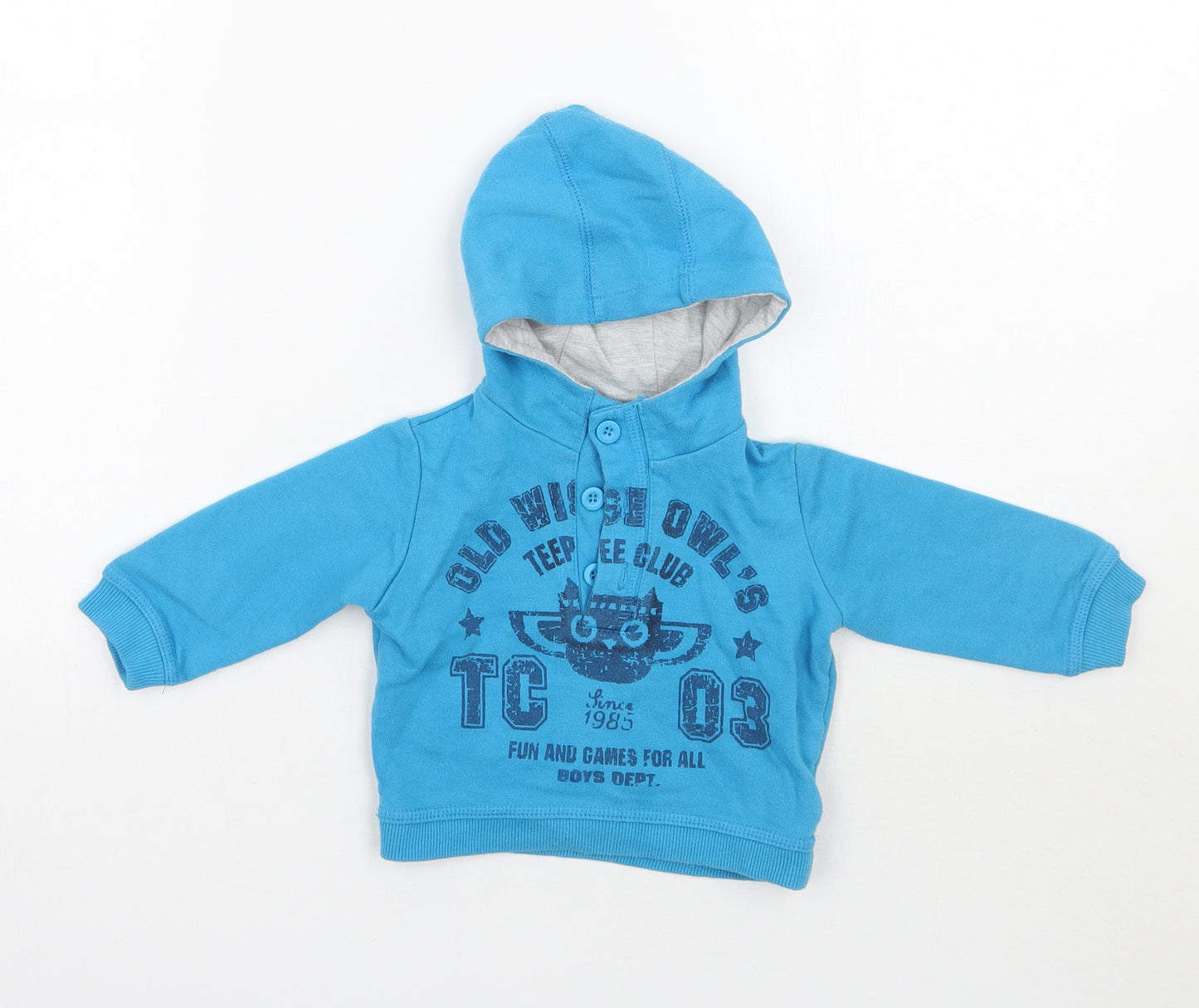 F&F Boys Blue   Pullover Jumper Size 9-12 Months