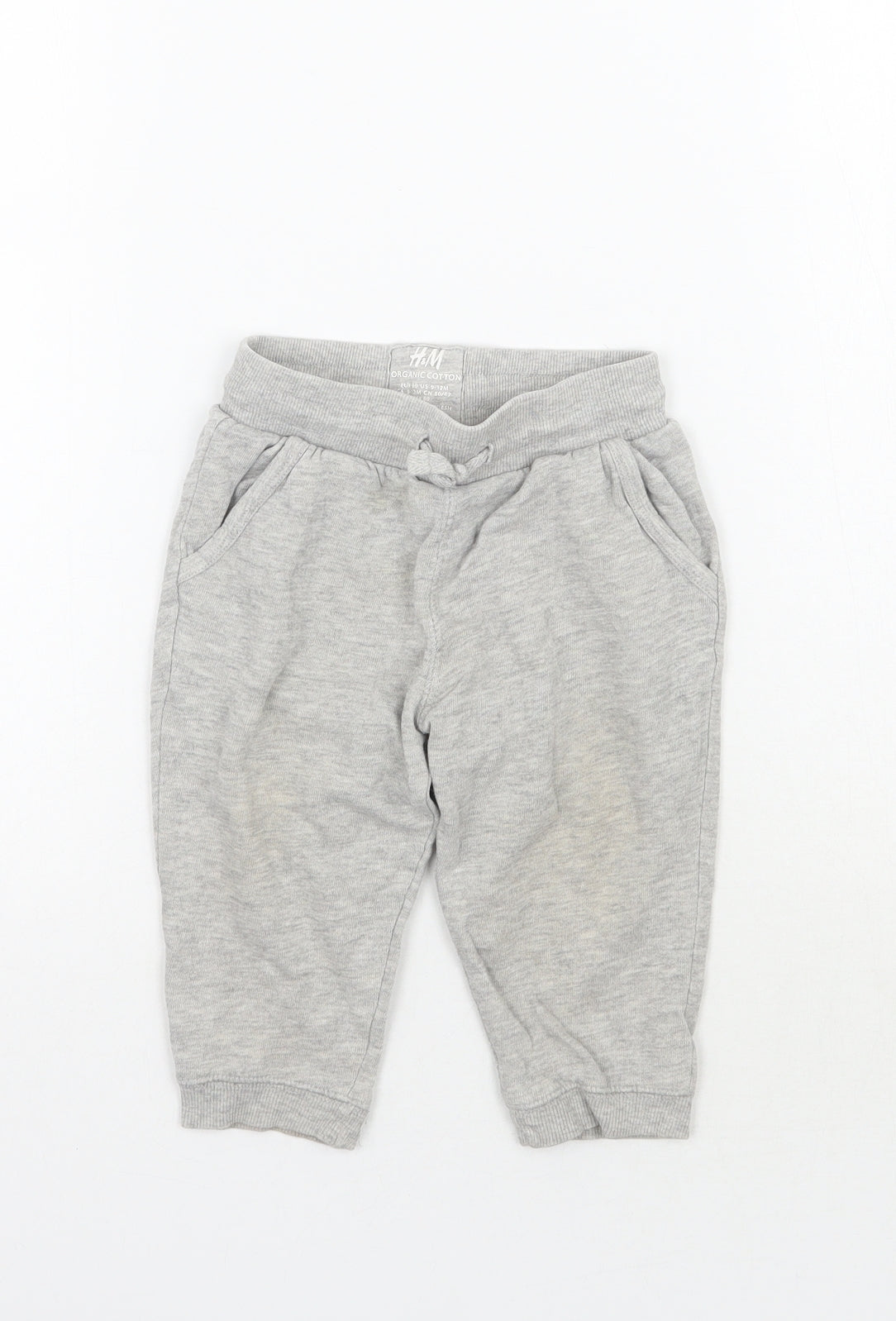 H&M Boys Grey   Sweatpants Trousers Size 9-12 Months