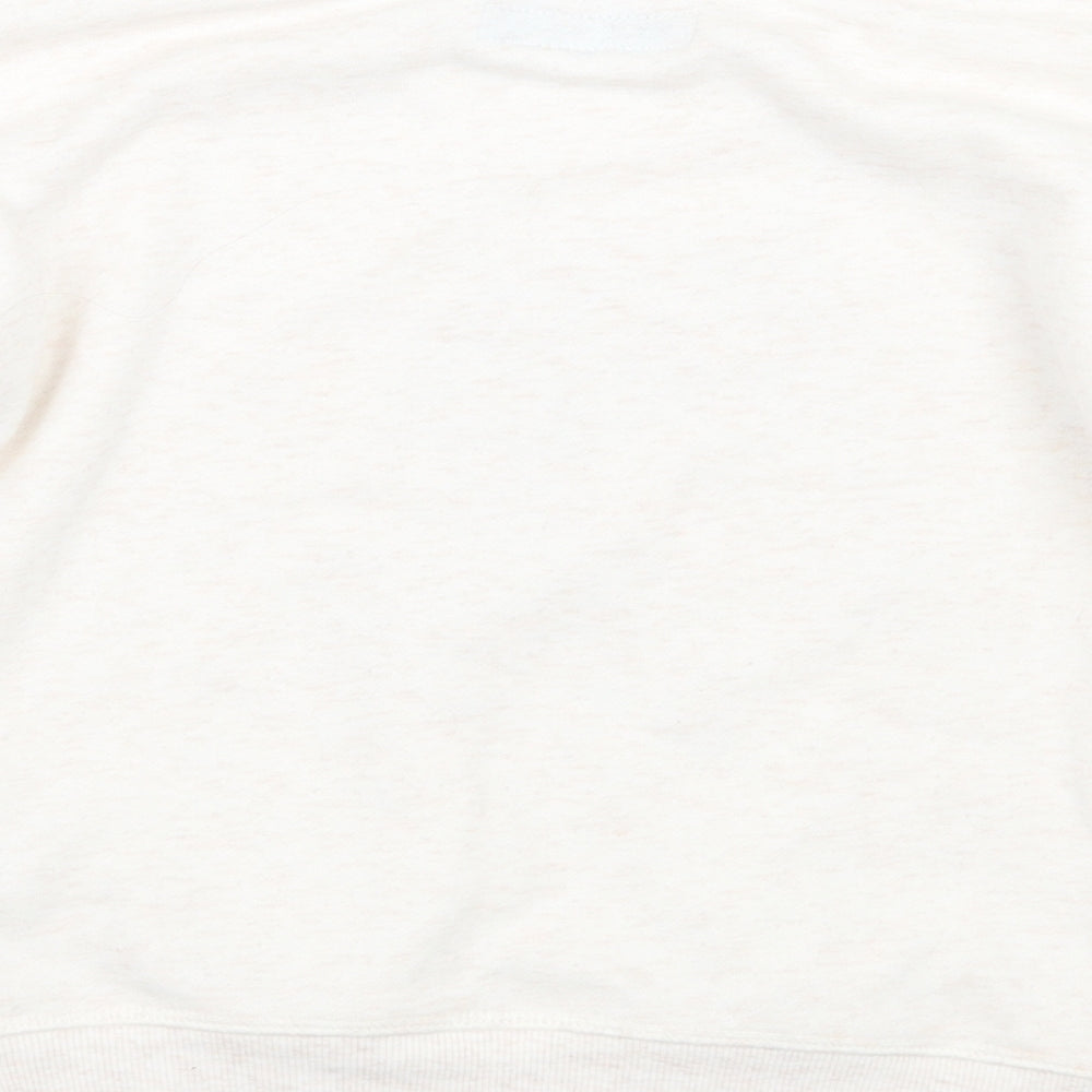 Primark Girls Ivory Floral  Pullover Jumper Size 7-8 Years