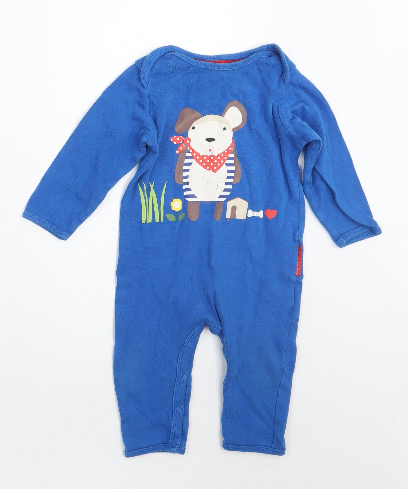 Olive & Moss Boys Blue   Babygrow One-Piece Size 6-9 Months