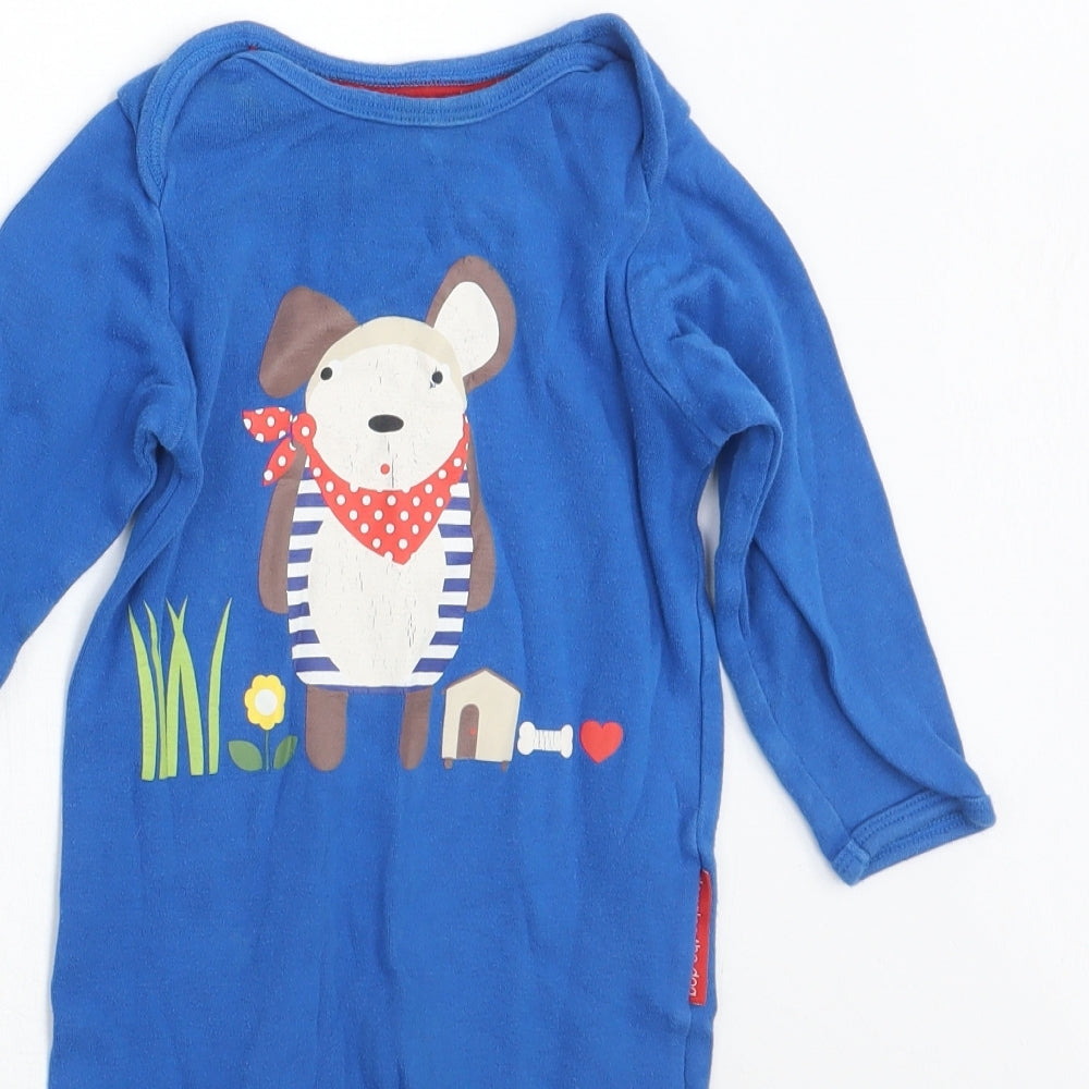 Olive & Moss Boys Blue   Babygrow One-Piece Size 6-9 Months
