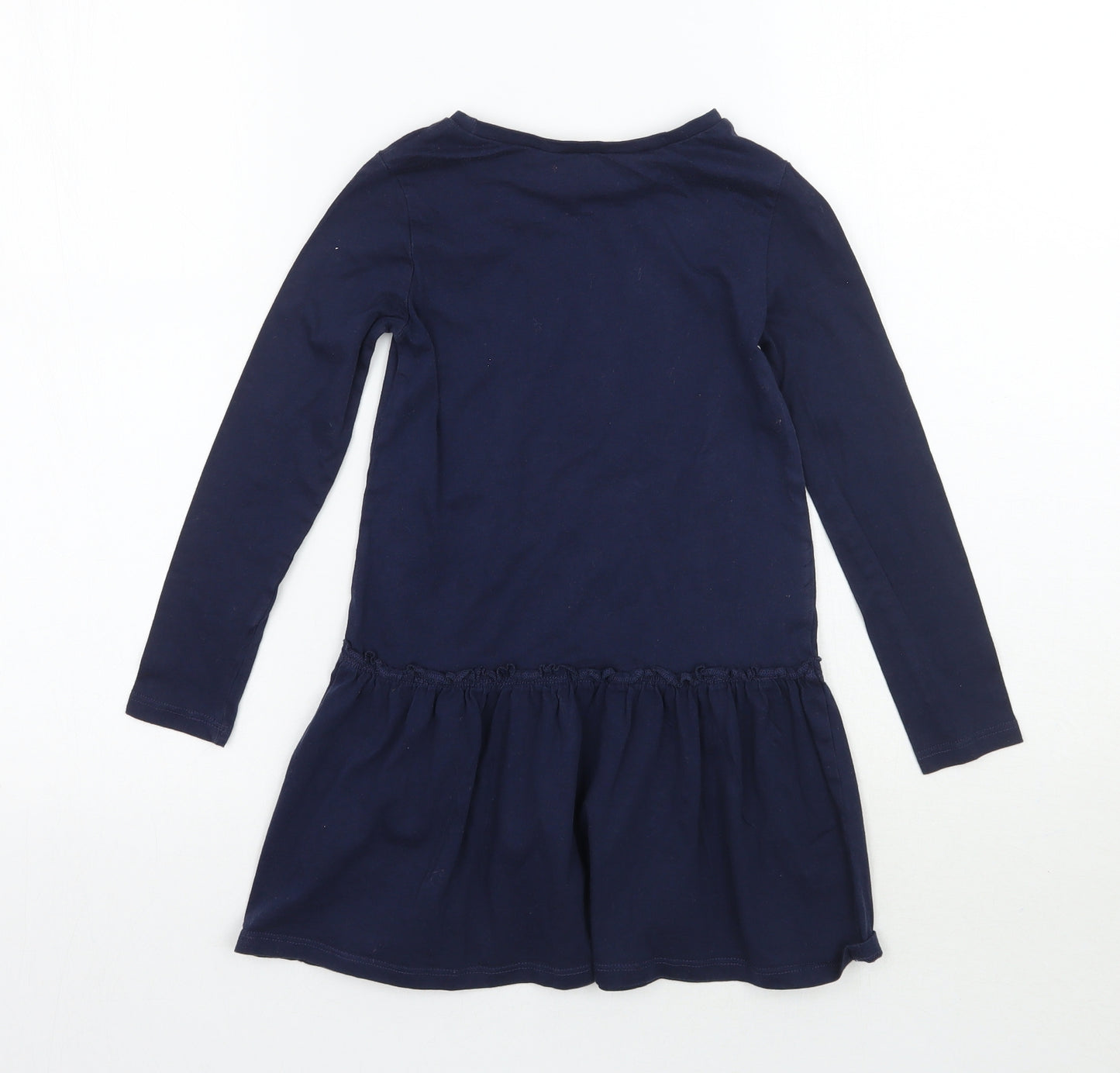 H&M Girls Blue Floral  A-Line  Size 5 Years