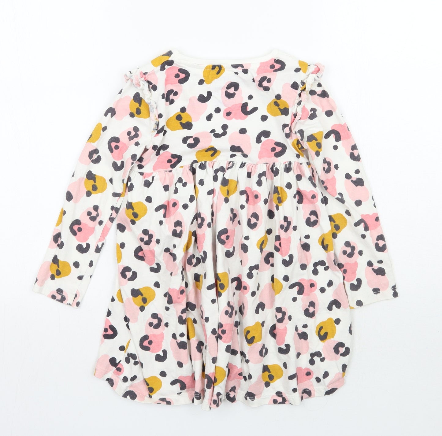 F&F Girls White Floral  A-Line  Size 5-6 Years